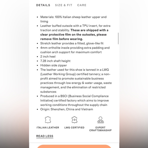 Quince Italian Leather Stretch Sock Sleek Heeled Boots Merlot NWT - Picture 7 of 7